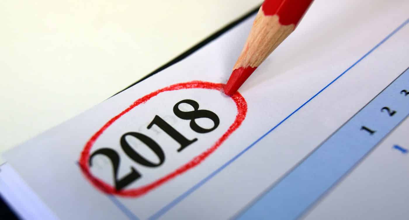 Employment Law: Summary Of April 2018 Rate Changes 1 2018-Calendar-5